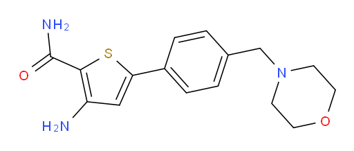 3-Amino-5-[4-(4-morpholinylmethyl)phenyl]-2-thiophenecarboxamide (ACI)