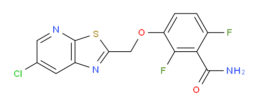 3-[(6-Chlorothiazolo[5,4-b]pyridin-2-yl)methoxy]-2,6-difluorobenzamide (ACI)