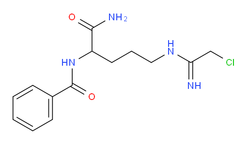 N-[1-(Aminocarbonyl)-4-[(2-chloro-1-iminoethyl)amino]butyl]benzamide (ACI)