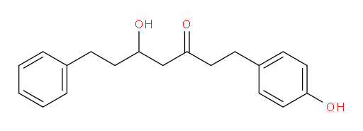 5-Hydroxy-1-(4-hydroxyphenyl)-7-phenyl-3-heptanone (ACI)