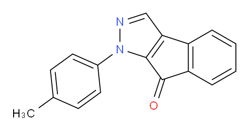 1-(4-Methylphenyl)indeno[2,1-c]pyrazol-8(1H)-one (ACI)