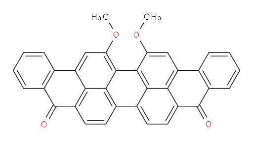 16,17-Dimethoxyanthra[9,1,2-cde]benzo[rst]pentaphene-5,10-dione (ACI)