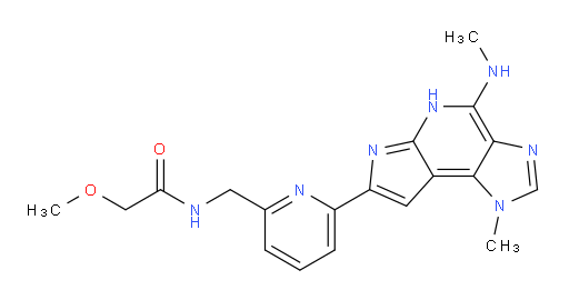 N-[[6-[1,6-Dihydro-1-methyl-4-(methylamino)imidazo[4,5-d]pyrrolo[2,3-b]pyridin-7-yl]-2-pyridinyl]methyl]-2-methoxyacetamide (ACI)