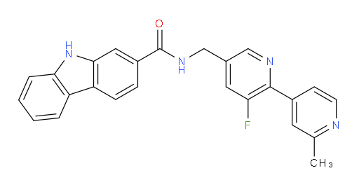 N-[(3-Fluoro-2′-methyl[2,4′-bipyridin]-5-yl)methyl]-9H-carbazole-2-carboxamide (ACI)