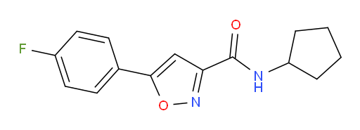 N-Cyclopentyl-5-(4-fluorophenyl)-3-isoxazolecarboxamide (ACI)