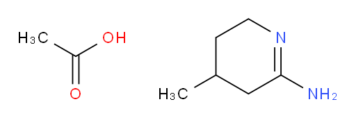 2-Pyridinamine, 3,4,5,6-tetrahydro-4-methyl-, acetate (1:1) (ACI)