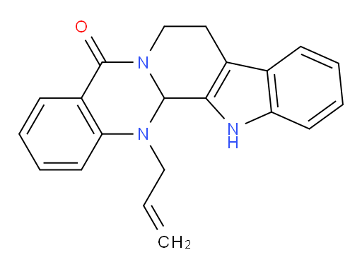 8,13,13b,14-Tetrahydro-14-(2-propen-1-yl)indolo[2′,3′:3,4]pyrido[2,1-b]quinazolin-5(7H)-one (ACI)