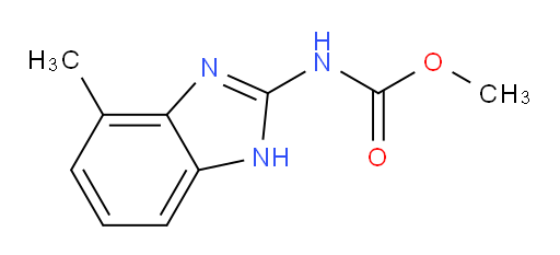 Carbamic acid, (4-methyl-1H-benzimidazol-2-yl)-, methyl ester (9CI)