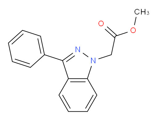 Methyl 3-phenyl-1H-indazole-1-acetate (ACI)