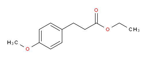 Ethyl 4-methoxybenzenepropanoate (ACI)