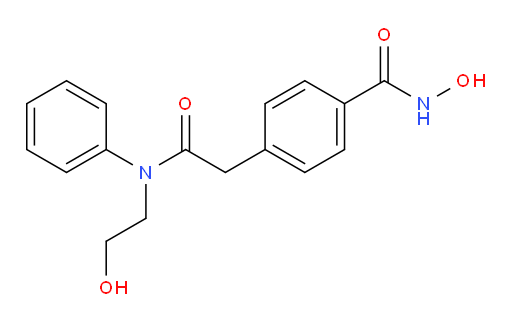 4-[(Hydroxyamino)carbonyl]-N-(2-hydroxyethyl)-N-phenylbenzeneacetamide (ACI)