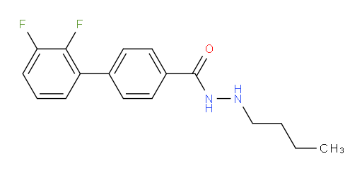 2′,3′-Difluoro[1,1′-biphenyl]-4-carboxylic acid 2-butylhydrazide (ACI)
