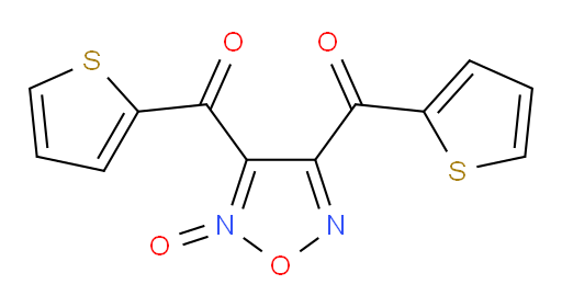 1,1′-(2-Oxido-1,2,5-oxadiazole-3,4-diyl)bis[1-(2-thienyl)methanone] (ACI)