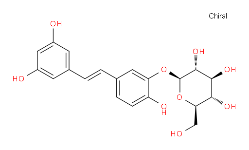 Piceatannol 3′-O-β-D-glucopyranoside