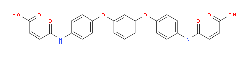 2-Butenoic acid, 4,4′-[1,3-phenylenebis(oxy-4,1-phenyleneimino)]bis[4-oxo-, (Z,Z)- (9CI)