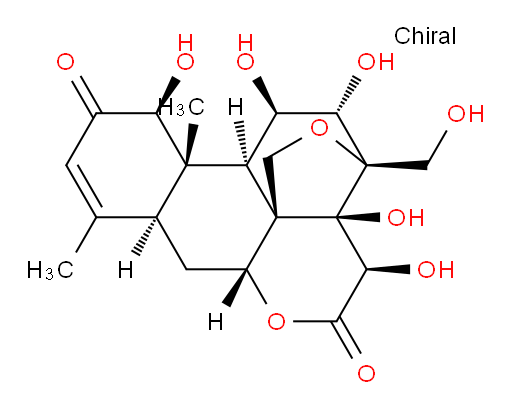(1β,11β,12α,15β)-13,20-Epoxy-1,11,12,14,15,21-hexahydroxypicras-3-ene-2,16-dione (ACI)