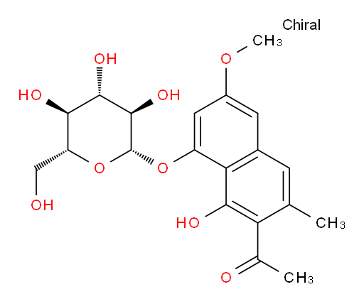 Torachrysone-8-O-β-D-glucopyranoside