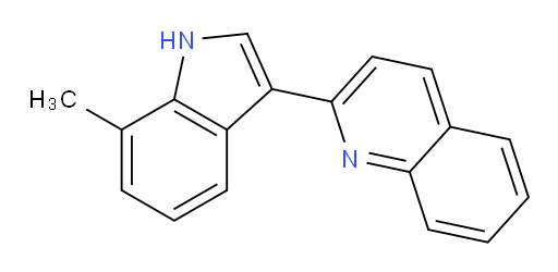 2-(7-Methyl-1H-indol-3-yl)quinoline (ACI)