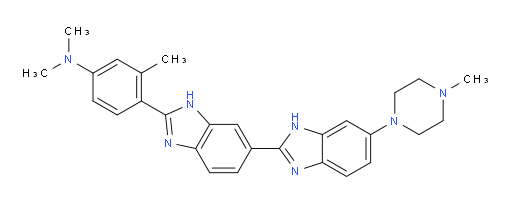 N,N,3-Trimethyl-4-[5-(4-methyl-1-piperazinyl)[2,5′-bi-1H-benzimidazol]-2′-yl]benzenamine (ACI)