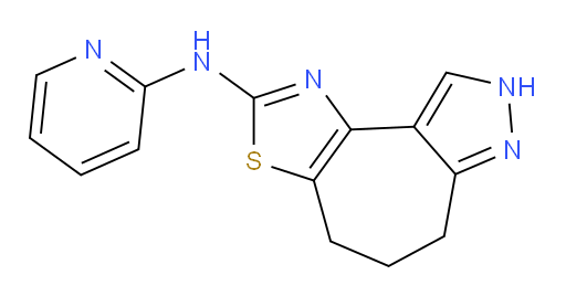 4,5,6,8-Tetrahydro-N-2-pyridinylpyrazolo[3′,4′:6,7]cyclohepta[1,2]thiazol-2-amine (ACI)