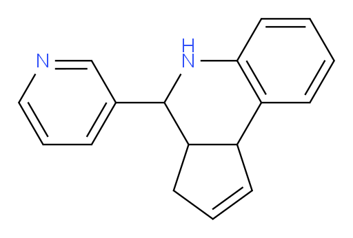 3a,4,5,9b-Tetrahydro-4-(3-pyridinyl)-3H-cyclopenta[c]quinoline (ACI)