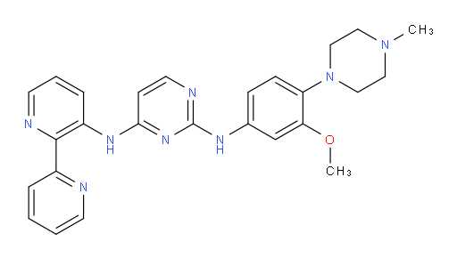 N4-[2,2′-Bipyridin]-3-yl-N2-[3-methoxy-4-(4-methyl-1-piperazinyl)phenyl]-2,4-pyrimidinediamine (ACI)