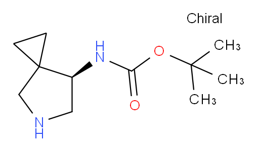 Carbamic acid, N-(7R)-5-azaspiro[2.4]hept-7-yl-, 1,1-dimethylethyl ester (ACI)