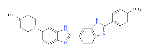 2′-(4-Methylphenyl)-6-(4-methyl-1-piperazinyl)-2,6′-bibenzimidazole (ACI)