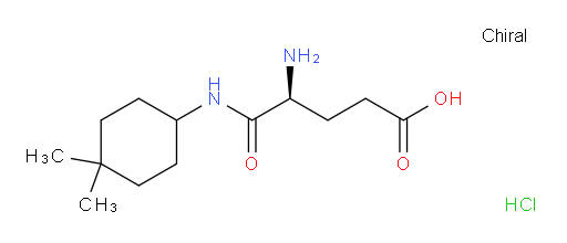 Pentanoic acid, 4-amino-5-[(4,4-dimethylcyclohexyl)amino]-5-oxo-, hydrochloride (1:1), (4S)- (ACI)