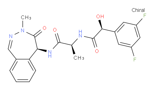 (αS)-N-[(1S)-2-[[(5S)-4,5-Dihydro-3-methyl-4-oxo-3H-2,3-benzodiazepin-5-yl]amino]-1-methyl-2-oxoethyl]-3,5-difluoro-α-hydroxybenzeneacetamide (ACI)