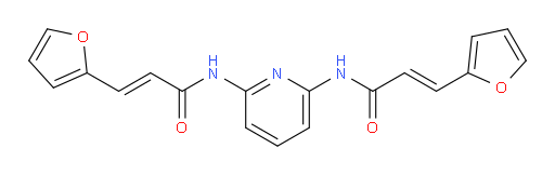 (2E,2′E)-N,N′-2,6-Pyridinediylbis[3-(2-furanyl)-2-propenamide] (ACI)