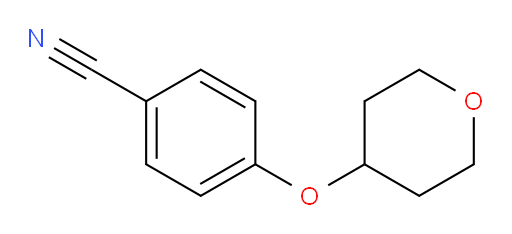 4-[(Tetrahydro-2H-pyran-4-yl)oxy]benzonitrile (ACI)