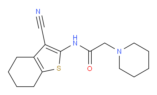 N-(3-Cyano-4,5,6,7-tetrahydrobenzo[b]thien-2-yl)-1-piperidineacetamide (ACI)