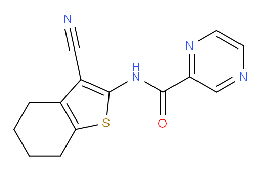 N-(3-Cyano-4,5,6,7-tetrahydrobenzo[b]thien-2-yl)-2-pyrazinecarboxamide (ACI)