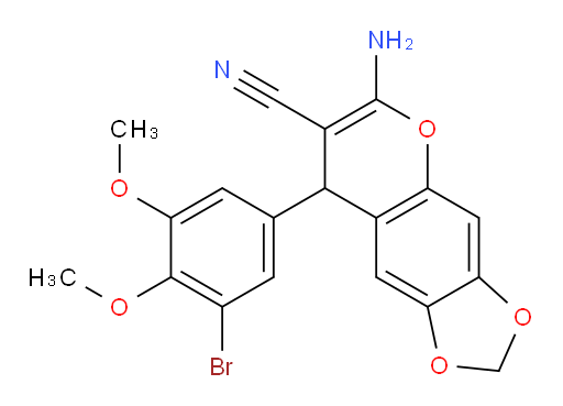 6-Amino-8-(3-bromo-4,5-dimethoxyphenyl)-8H-1,3-dioxolo[4,5-g][1]benzopyran-7-carbonitrile (ACI)