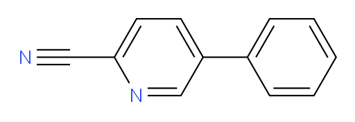 5-Phenyl-2-pyridinecarbonitrile (ACI)