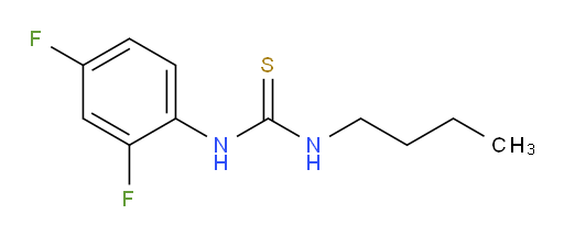 N-Butyl-N′-(2,4-difluorophenyl)thiourea (ACI)