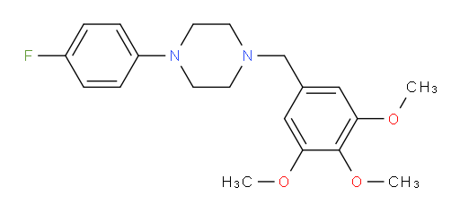 1-(4-Fluorophenyl)-4-[(3,4,5-trimethoxyphenyl)methyl]piperazine (ACI)