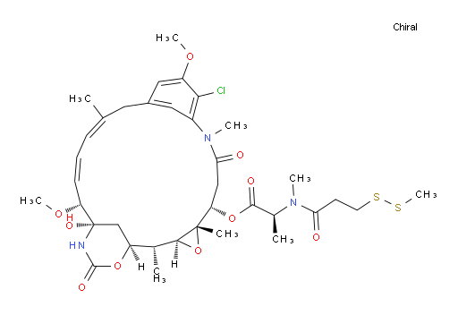 Maytansine, N2′-deacetyl-N2′-[3-(methyldithio)-1-oxopropyl]- (9CI, ACI)