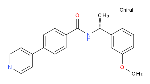 N-[(1R)-1-(3-Methoxyphenyl)ethyl]-4-(4-pyridinyl)benzamide (ACI)