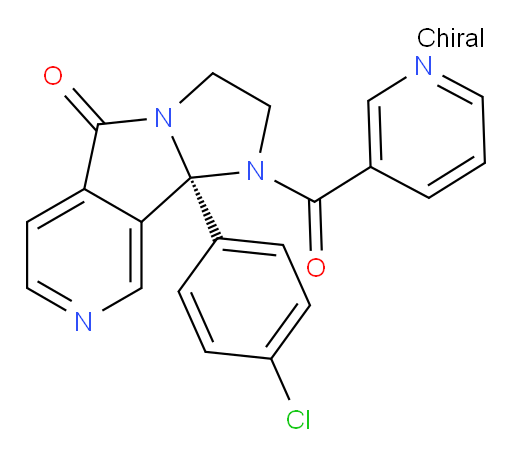 (9bS)-9b-(4-Chlorophenyl)-1,2,3,9b-tetrahydro-1-(3-pyridinylcarbonyl)-5H-imidazo[1′,2′:1,2]pyrrolo[3,4-c]pyridin-5-one (ACI)