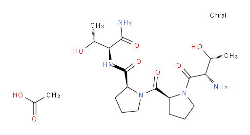 L-Threoninamide, L-threonyl-L-prolyl-L-prolyl-, acetate (1:1) (ACI)