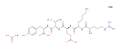 L-Tyrosine, L-arginyl-L-lysyl-L-α-glutamyl-L-valyl-, diacetate (salt) (9CI)