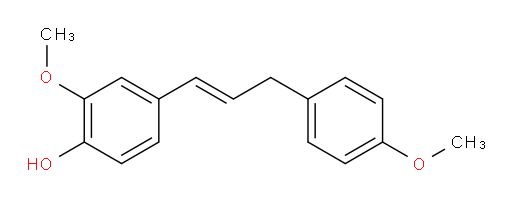 2-Methoxy-4-[(1E)-3-(4-methoxyphenyl)-1-propen-1-yl]phenol (ACI)