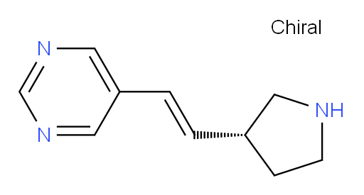 5-[(1E)-2-(3R)-3-Pyrrolidinylethenyl]pyrimidine (ACI)
