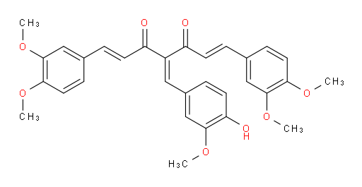 (1E,6E)-1,7-Bis(3,4-dimethoxyphenyl)-4-[(4-hydroxy-3-methoxyphenyl)methylene]-1,6-heptadiene-3,5-dione (ACI)
