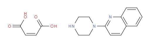 Quinoline, 2-(1-piperazinyl)-, (2Z)-2-butenedioate (1:1) (9CI, ACI)