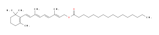 (2E,4E,6E,8E)-3,7-dimethyl-9-(2,6,6-trimethylcyclohex-1-en-1-yl)nona-2,4,6,8-tetraen-1-yl palmitate