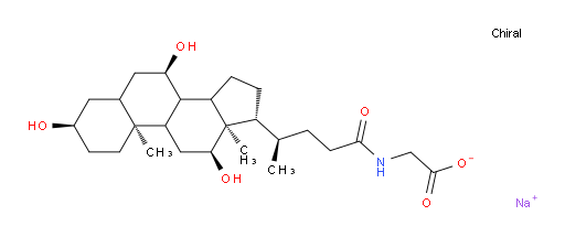 sodium 2-((4R)-4-((3R,7R,10S,12S,13R,17R)-3,7,12-trihydroxy-10,13-dimethylhexadecahydro-1H-cyclopenta[a]phenanthren-17-yl)pentanamido)acetate