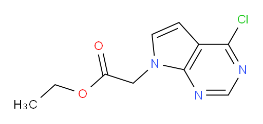 ethyl 2-(4-chloro-7H-pyrrolo[2,3-d]pyrimidin-7-yl)acetate